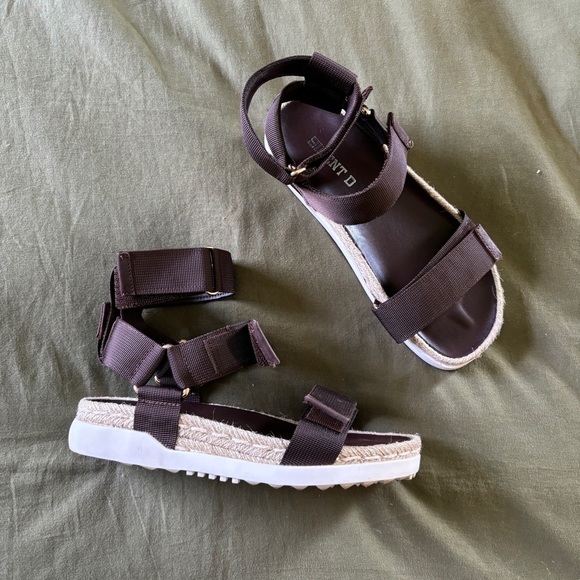 Silent D | Anthropologie Trevor gladiator sandals in brown - Picture 2 of 9
